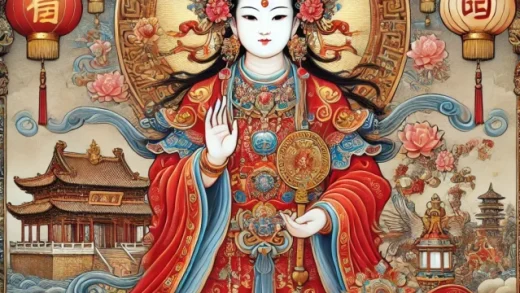 မာဇူသည် မိမိလက်ထဲတွင် ဘာကိုင်ထားသလဲ?