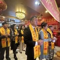 纽约法拉盛盛大纪念妈祖羽化升天1037周年
