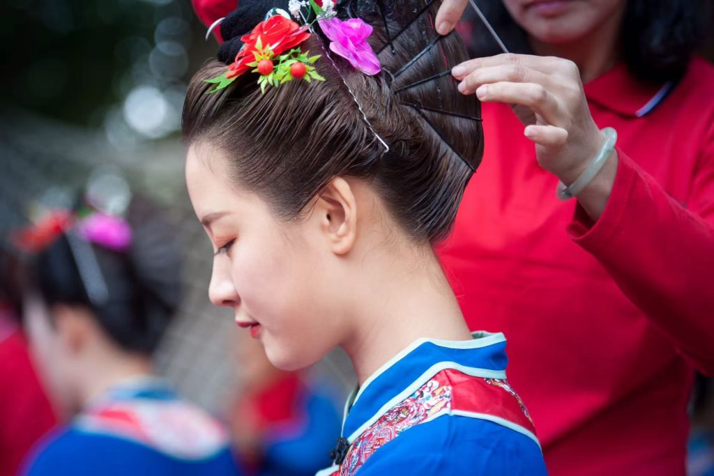 湄洲女发髻技艺